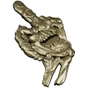 Defiant Skullhand - 3D STL model for CNC relief