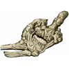 Defiant Skullhand - 3D STL model for CNC relief