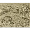 Fishing Bears bas-relief STL for CNC milling