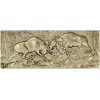High-Relief Stags Panel STL for CNC - Detailed 3D Model for Milling