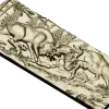 High-Relief Stags Panel STL for CNC - Detailed 3D Model for Milling