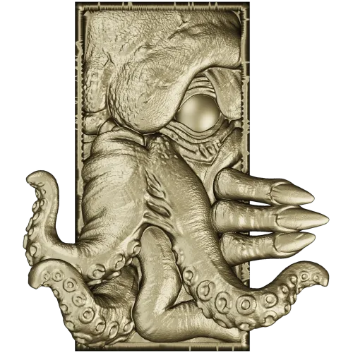 Kraken Embrace - octopus relief STL 3D model for CNC