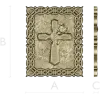 Celtic Cross with Rose - Relief Panel STL for CNC