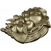 Fruit Basket Relief STL for CNC