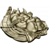 Fruit Basket Relief STL for CNC