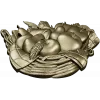 Fruit Basket Relief STL for CNC