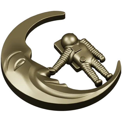 Лунный поцелуй - 3D модель (STL) для ЧПУ
