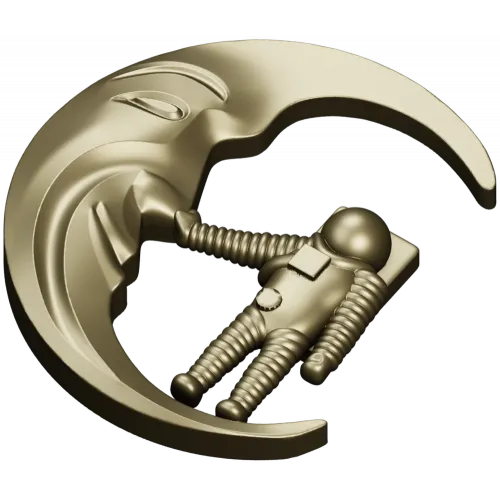 Лунный поцелуй - 3D модель (STL) для ЧПУ