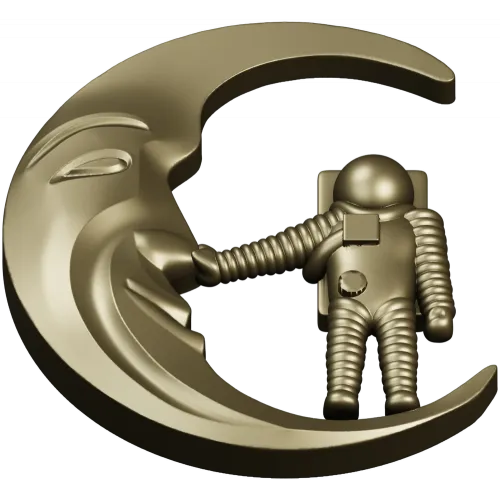 Лунный поцелуй - 3D модель (STL) для ЧПУ