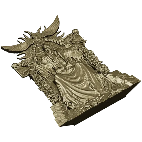 Трон Владыки Костей - 3D модель STL для ЧПУ