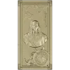 Pirate Captain High-Relief STL Panel for CNC