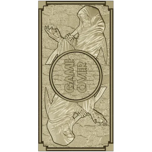Game Over Reaper Relief - STL 3D model for CNC milling