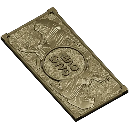 Game Over Reaper Relief - STL 3D model for CNC milling