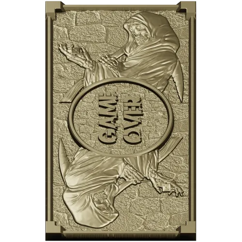 Game Over Reaper Relief - STL 3D model for CNC milling