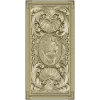 3D модель панно "Русалка в медальоне" - STL для ЧПУ, барочный рельеф