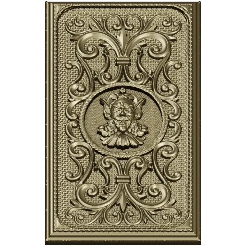 Demonic Medallion Relief Panel - STL 3D model for CNC
