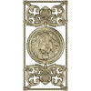 Lion Medallion Decorative Panel - STL 3D Model for CNC