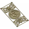 Lion Medallion Decorative Panel - STL 3D Model for CNC
