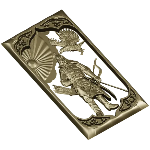 3D панно "Воин и Орёл" - STL для ЧПУ