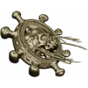 Skull at the Helm - 3D STL model for CNC carving