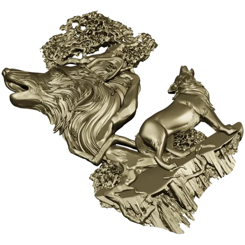 Волчья Симфония - 3D модель STL для ЧПУ