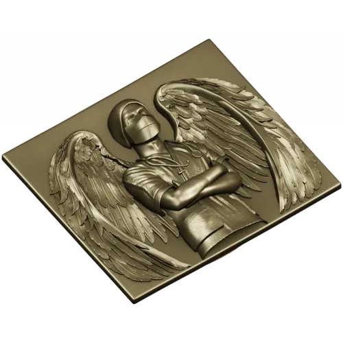 Guardian Medic Angel - STL 3D Relief for CNC