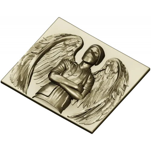 Guardian Medic Angel - STL 3D Relief for CNC