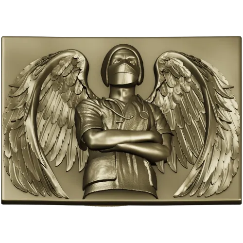 Guardian Medic Angel - STL 3D Relief for CNC