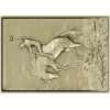 STL модель панно "Ковбой и лошадь" - 3D модель для ЧПУ