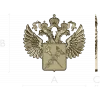 Двуглавый орёл с медицинским щитом - STL барельеф для ЧПУ