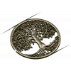 Tree of Life Round Medallion - STL 3D Model for CNC