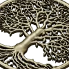 Tree of Life Round Medallion - STL 3D Model for CNC