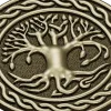 Celtic Tree of Life round medallion STL for CNC