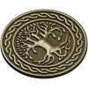 Celtic Tree of Life round medallion STL for CNC