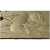 Барельеф "Расслабленная нимфа" - 3D модель STL для ЧПУ