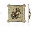 Боксерские перчатки в рамке - 3D модель STL для ЧПУ