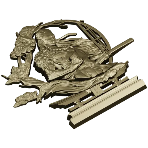 Воин Сакуры - 3D модель STL для ЧПУ