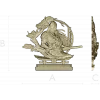Воин Сакуры - 3D модель STL для ЧПУ