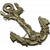 Sea Anchor with Moth - high-relief STL 3D model for CNC