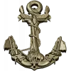 Sea Anchor with Moth - high-relief STL 3D model for CNC
