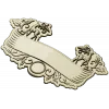 Ornate Deer Banner - STL 3D Model for CNC
