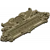 Ornate Heraldic Address Plaque - STL 3D Model for CNC Milling