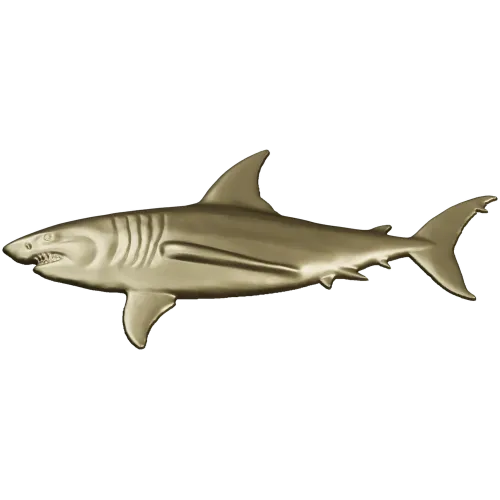 Белая акула - 3D модель STL для ЧПУ