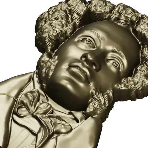 Классический барельеф - 3D STL модель для ЧПУ