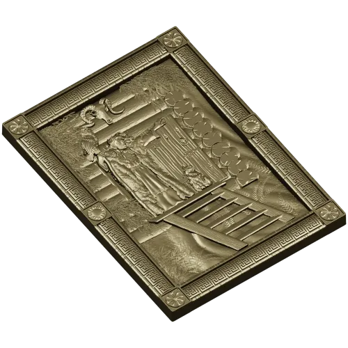 Врата Избы Бабы-Яги - 3D модель STL для ЧПУ