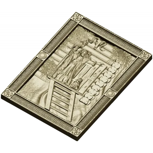 Врата Избы Бабы-Яги - 3D модель STL для ЧПУ