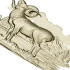 Mountain Ram relief STL for CNC milling