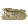 Mountain Ram relief STL for CNC milling