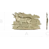 Mountain Ram relief STL for CNC milling