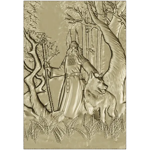 Belbog Relief Panel - high-relief STL 3D model for CNC
